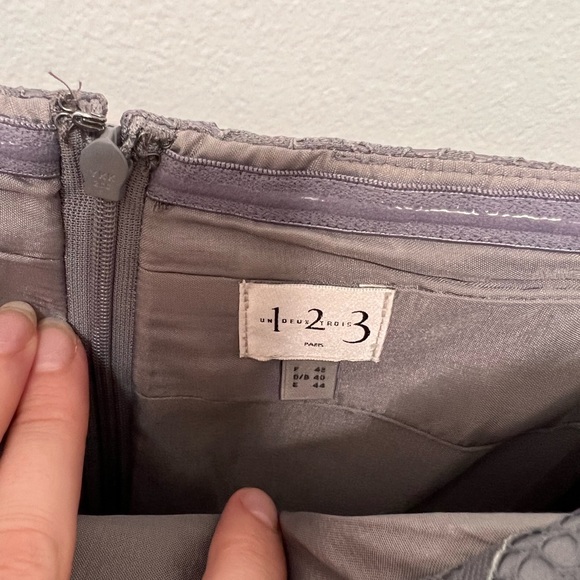 Grey Lace bustier bodycon minidress - Picture 4 of 4